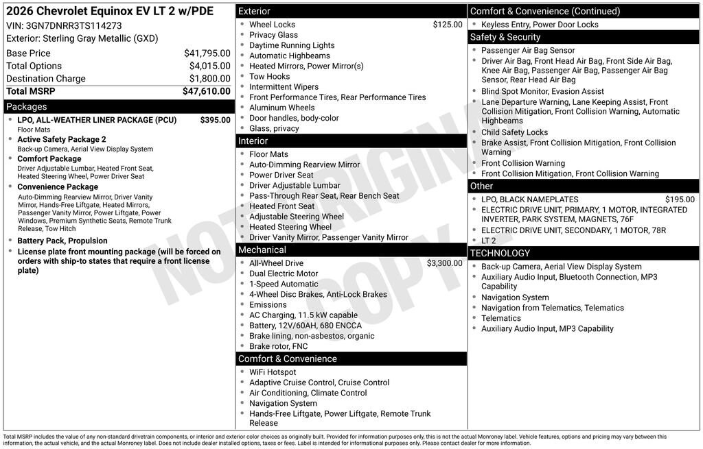 2026 Chevrolet Equinox EV 2LT - Photo 33