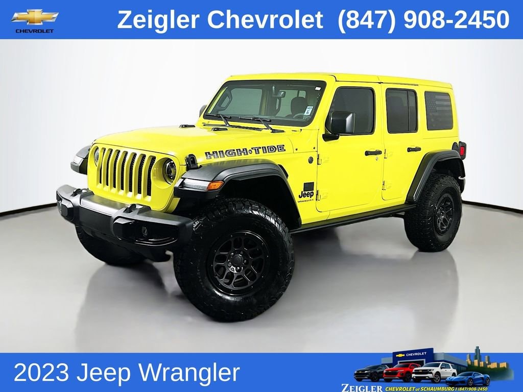Used 2023 Jeep Wrangler 4-Door High Tide 4x4 SUV