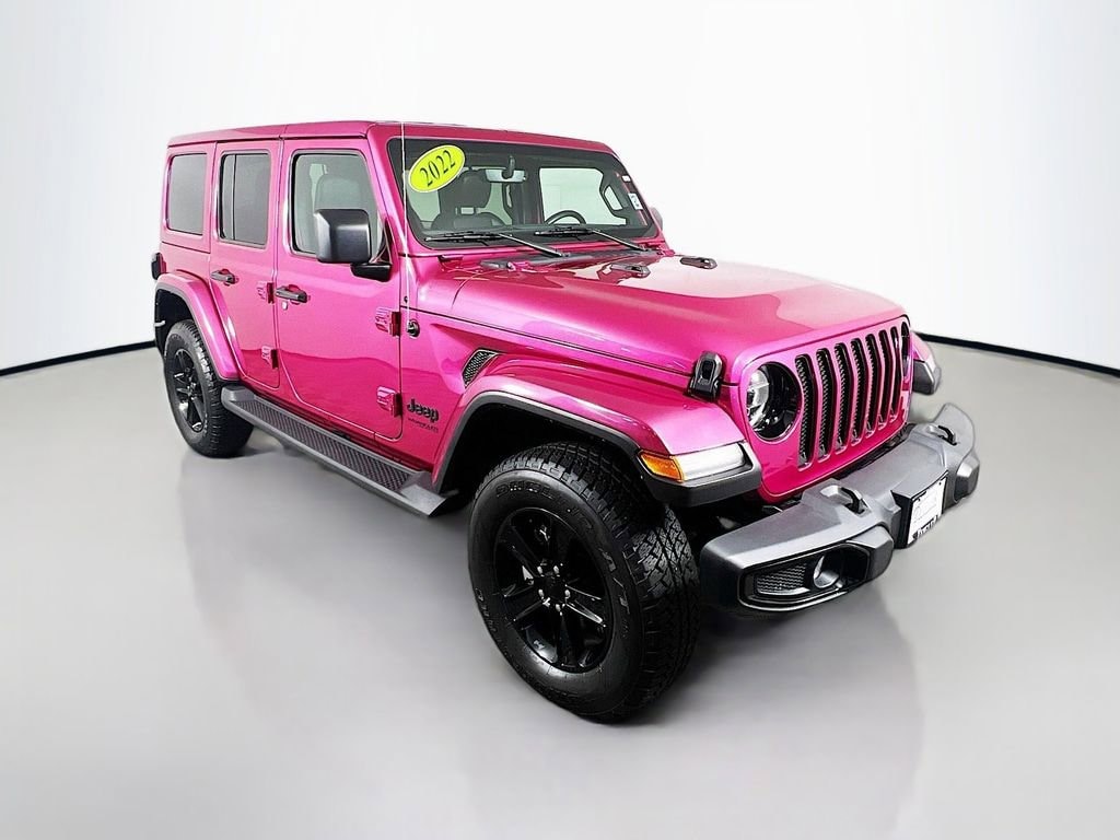 Used 2022 Jeep Wrangler Unlimited Sahara Altitude 4x4 SUV