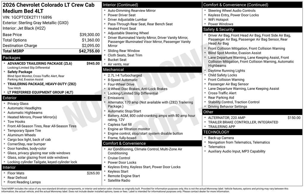 2026 Chevrolet Colorado LT - Photo 34