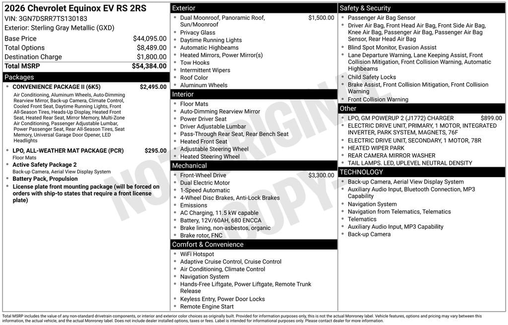 2026 Chevrolet Equinox EV RS - Photo 35