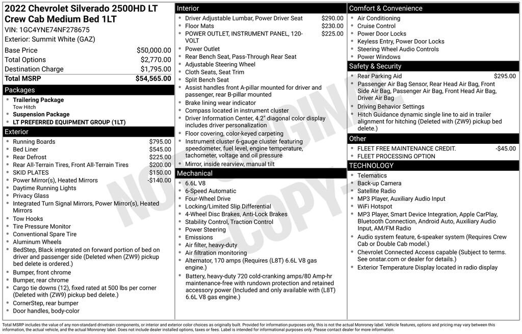 Used 2022 Chevrolet Silverado 2500 HD LT Truck