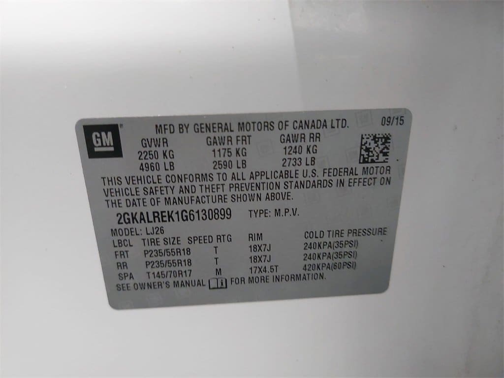 2016 GMC TERRAIN - Image 52