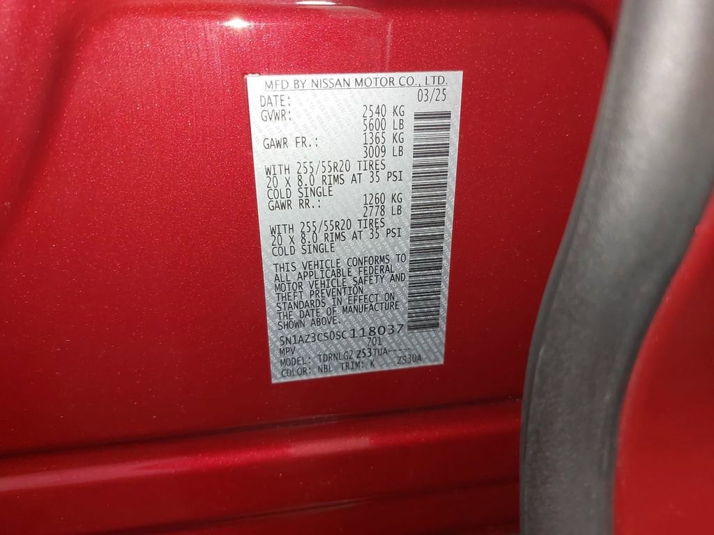 2025 NISSAN MURANO - Image 38