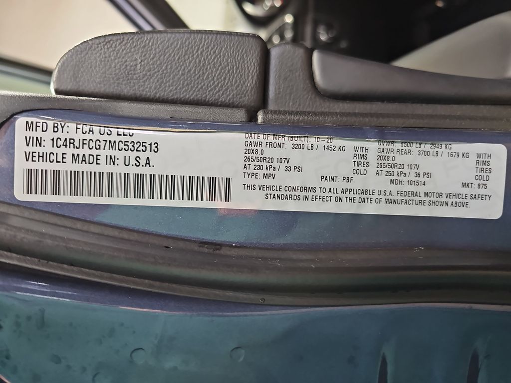 2021 JEEP GRAND CHEROKEE - Image 35