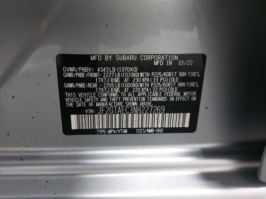 2022 SUBARU CROSSTREK - Image 35