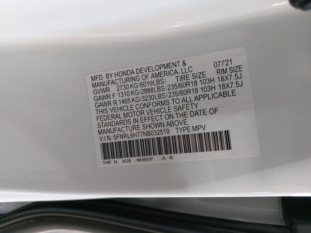 2022 HONDA ODYSSEY - Image 38