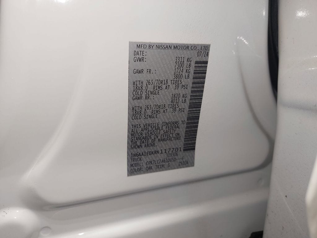 2024 NISSAN TITAN - Image 34