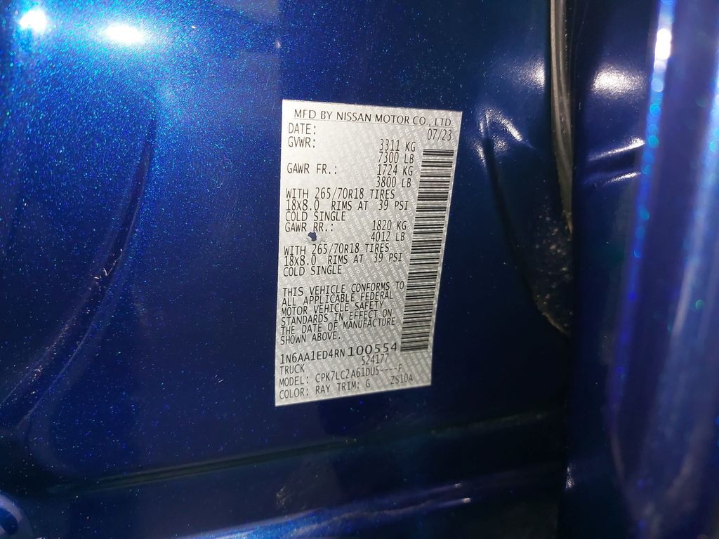 2024 NISSAN TITAN - Image 34