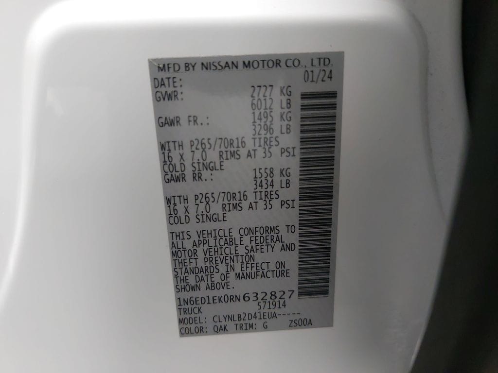 2024 NISSAN FRONTIER - Image 34