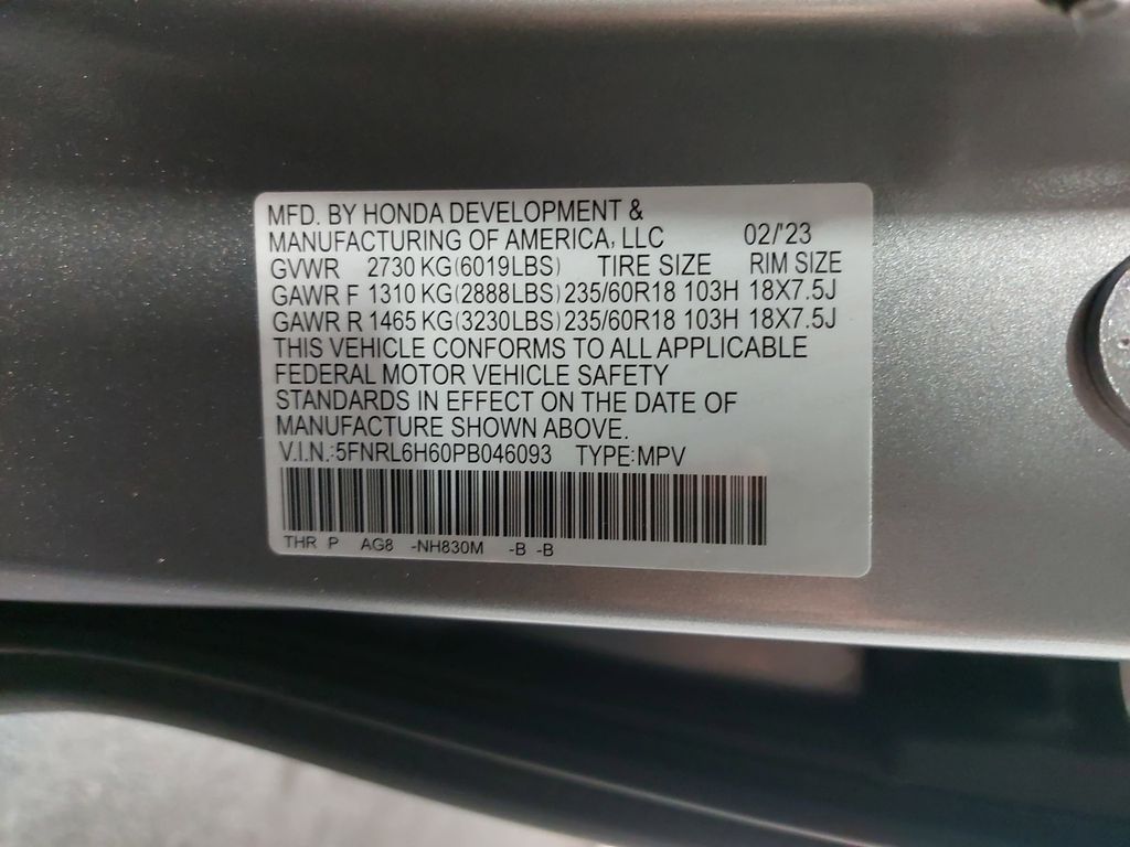 2023 HONDA ODYSSEY - Image 38