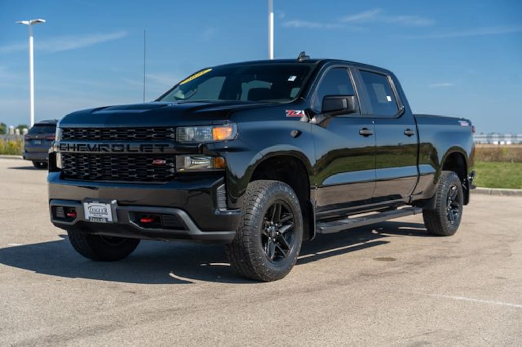 Used 2021 Chevrolet Silverado 1500 Custom Trail Boss Truck Crew Cab