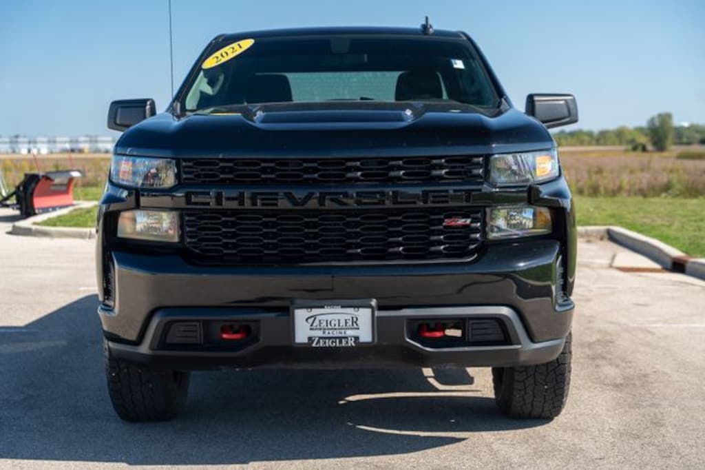 Used 2021 Chevrolet Silverado 1500 Custom Trail Boss Truck Crew Cab