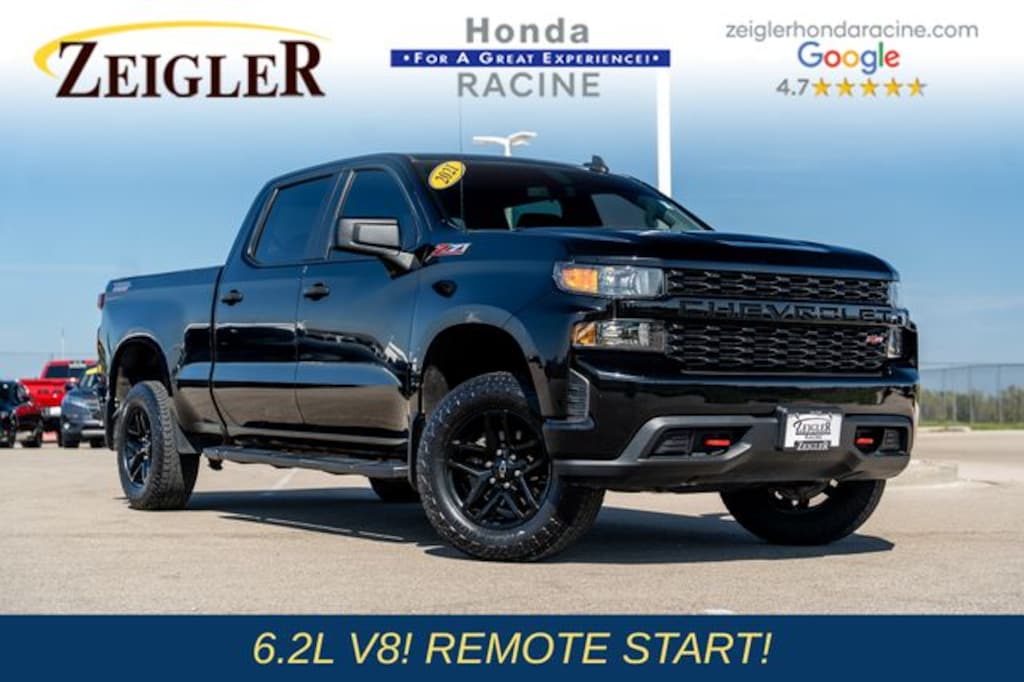 Used 2021 Chevrolet Silverado 1500 Custom Trail Boss Truck Crew Cab