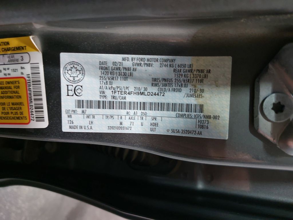 2021 FORD RANGER - Image 34