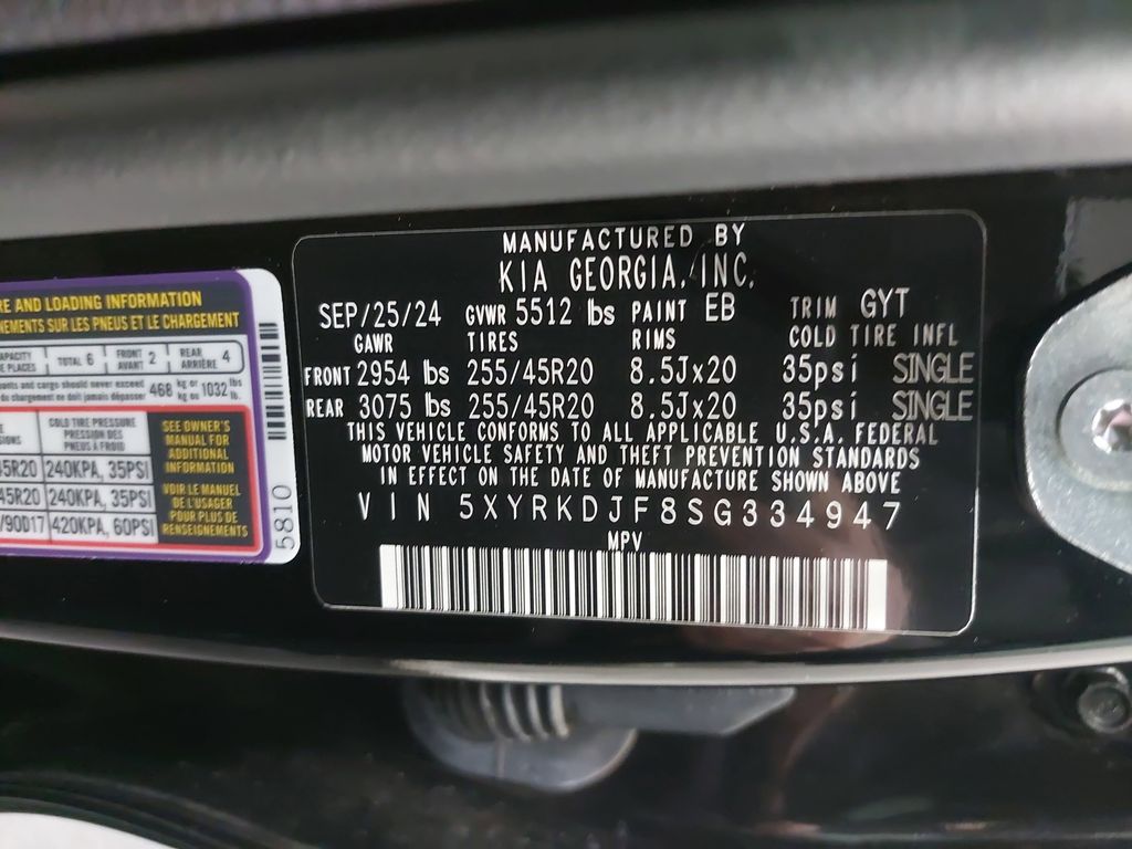 2025 KIA SORENTO - Image 38