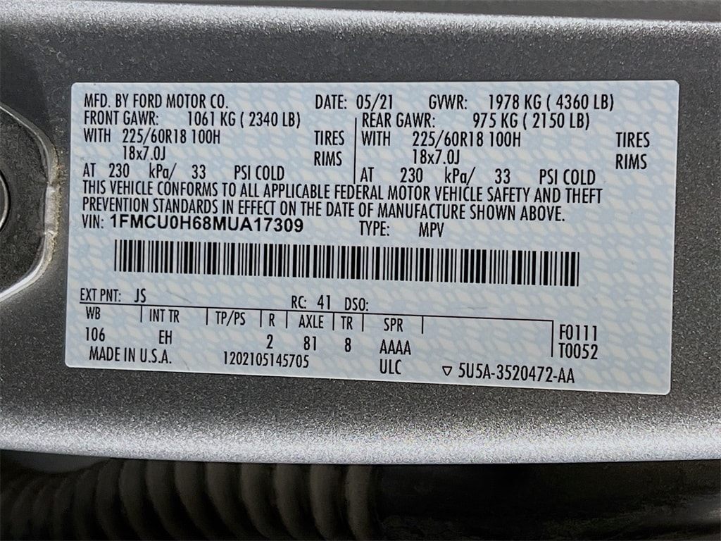 2021 FORD ESCAPE - Image 32