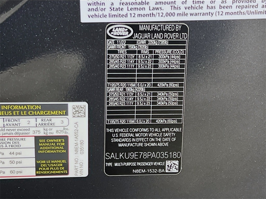 2023 LAND ROVER RANGE ROVER - Image 35