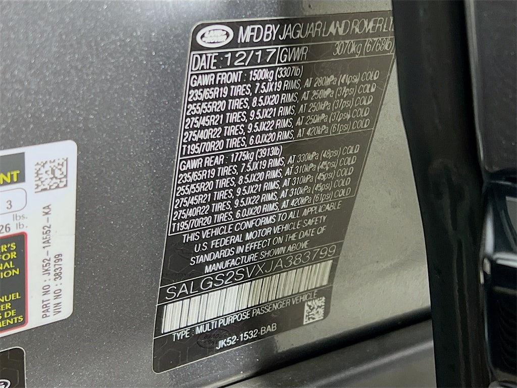 2018 LAND ROVER RANGE ROVER - Image 34