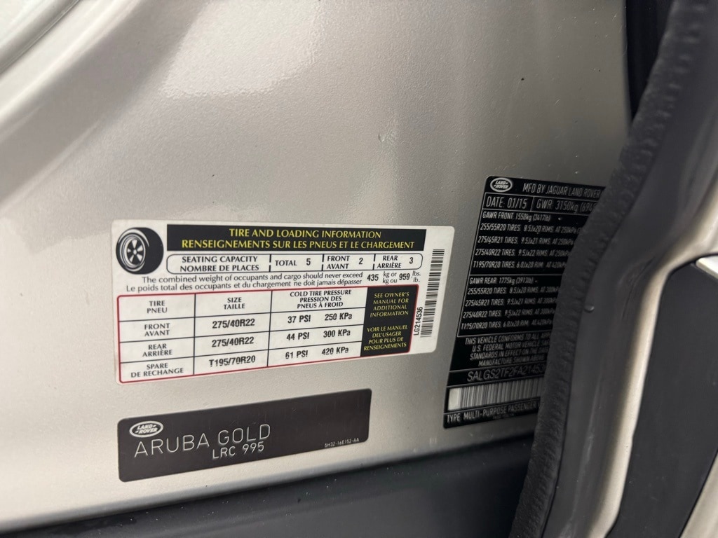 2015 LAND ROVER RANGE ROVER - Image 38