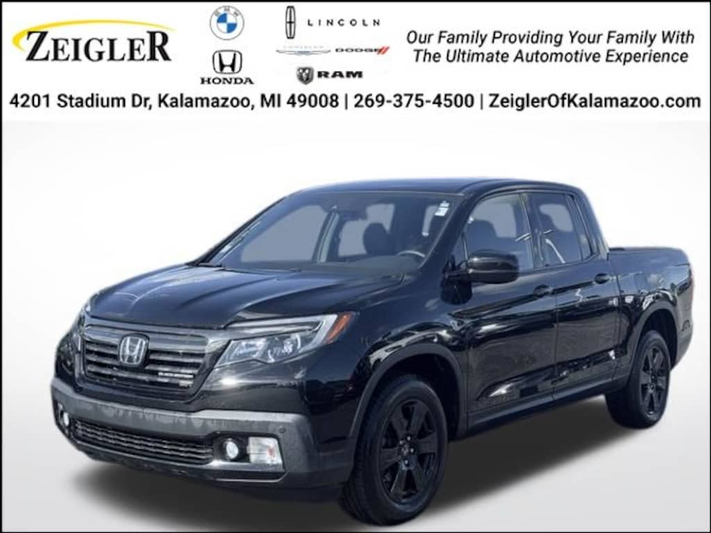 Used 2017 Honda Ridgeline Black Edition AWD Truck Crew Cab