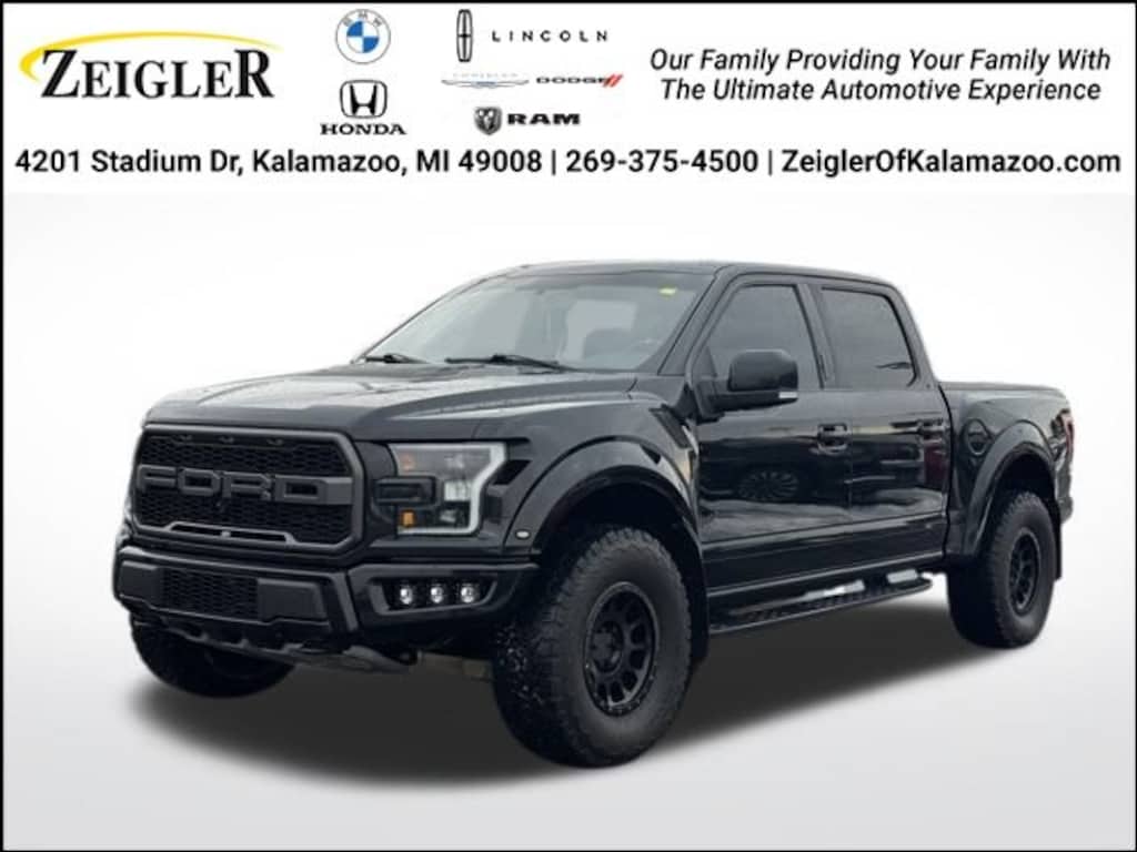 Used 2017 Ford F-150 Raptor Truck SuperCrew Cab