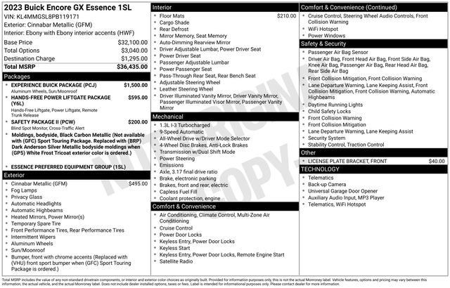2023 BUICK ENCORE GX - Image 5