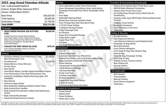 2023 JEEP GRAND CHEROKEE - Image 5