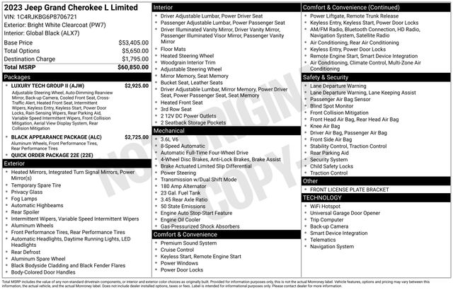 2023 JEEP GRAND CHEROKEE L - Image 5