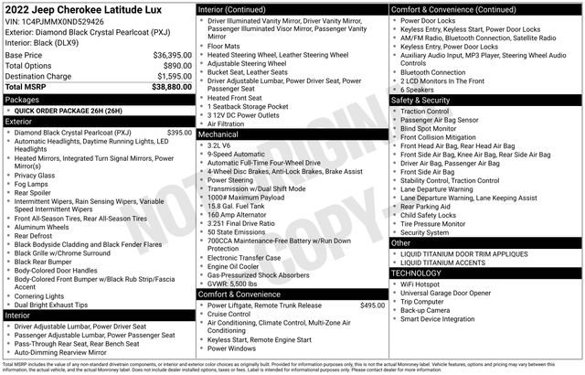 2022 JEEP CHEROKEE - Image 5