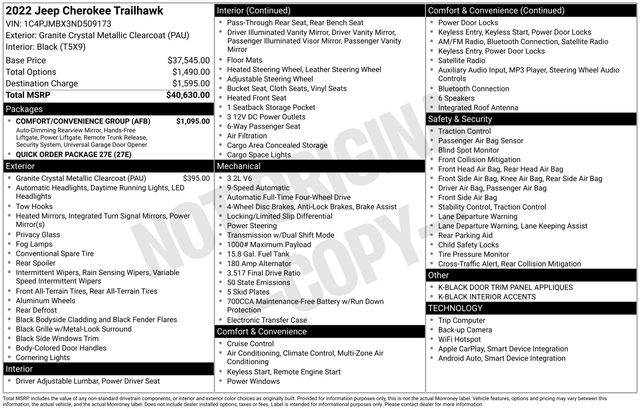 2022 JEEP CHEROKEE - Image 5