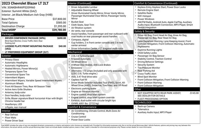 2023 CHEVROLET BLAZER - Image 5