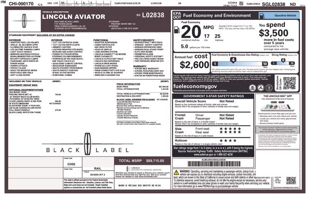 2025 LINCOLN AVIATOR - Image 5