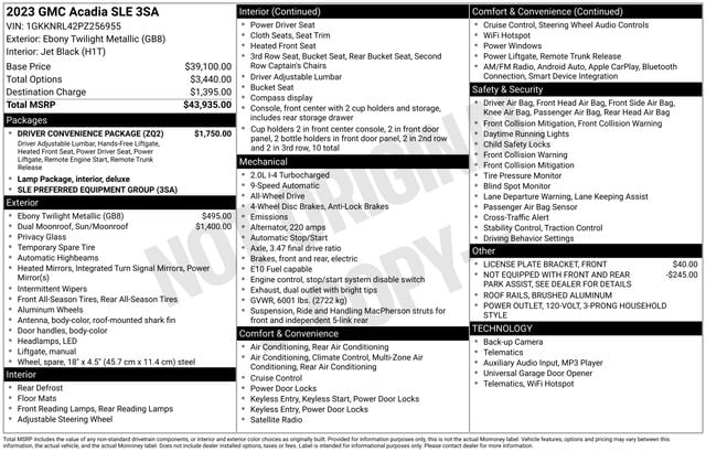 2023 GMC ACADIA - Image 5