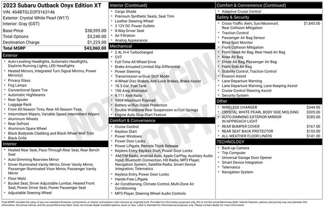 2023 SUBARU OUTBACK - Image 5