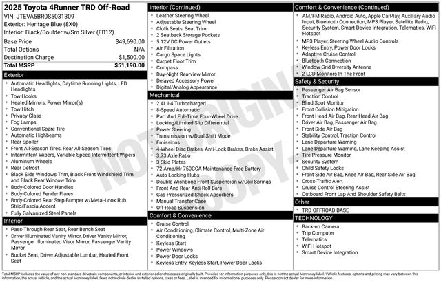 2025 TOYOTA 4RUNNER - Image 5