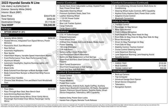 2023 HYUNDAI SONATA - Image 5
