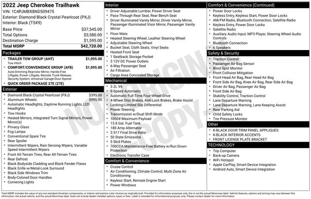 2022 JEEP CHEROKEE - Image 5