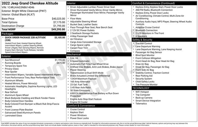 2022 JEEP GRAND CHEROKEE - Image 5