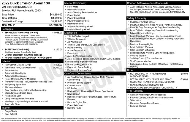 2022 BUICK ENVISION - Image 5
