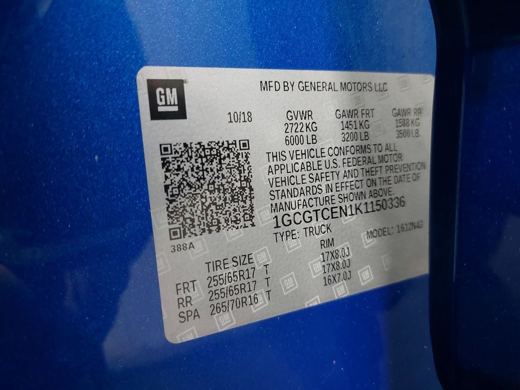 2019 CHEVROLET COLORADO - Image 35