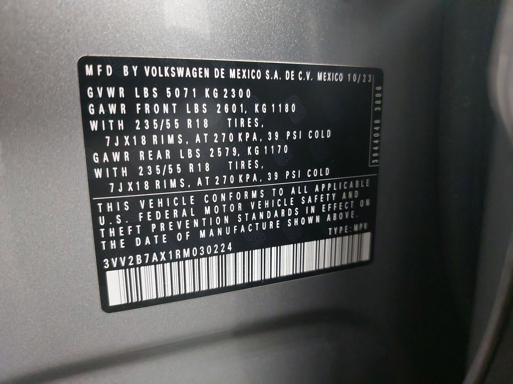 2024 VOLKSWAGEN TIGUAN - Image 35