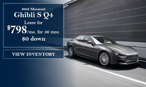 Maserati Lease Specials near Chicago, IL