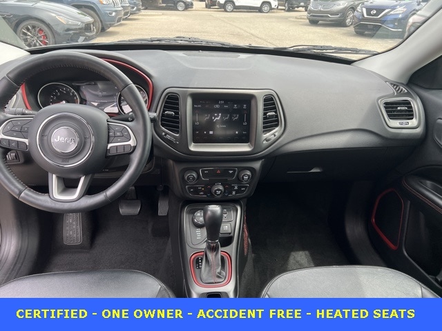 Certified 2018 Jeep Compass Trailhawk with VIN 3C4NJDDB3JT346070 for sale in Grandville, MI