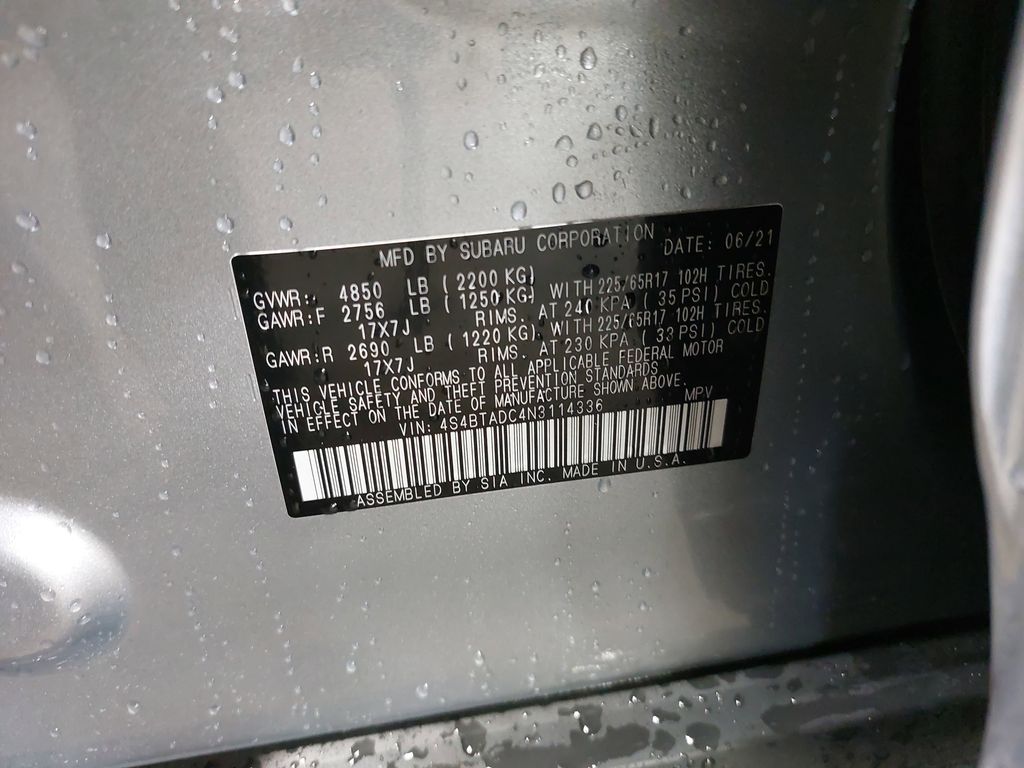 2022 SUBARU OUTBACK - Image 34