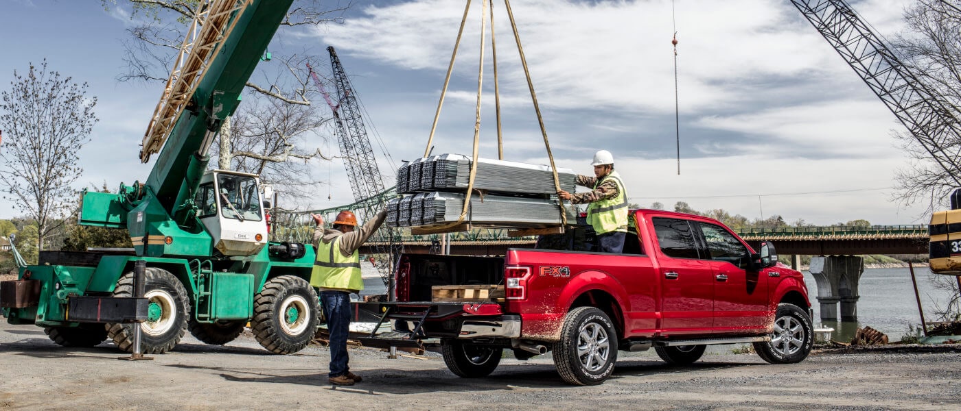 2019 Ford F-150 on construction site