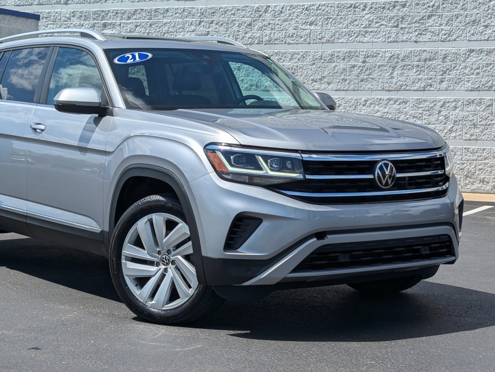 Used 2021 Volkswagen Atlas SEL with VIN 1V2BR2CA8MC592183 for sale in Kenosha, WI