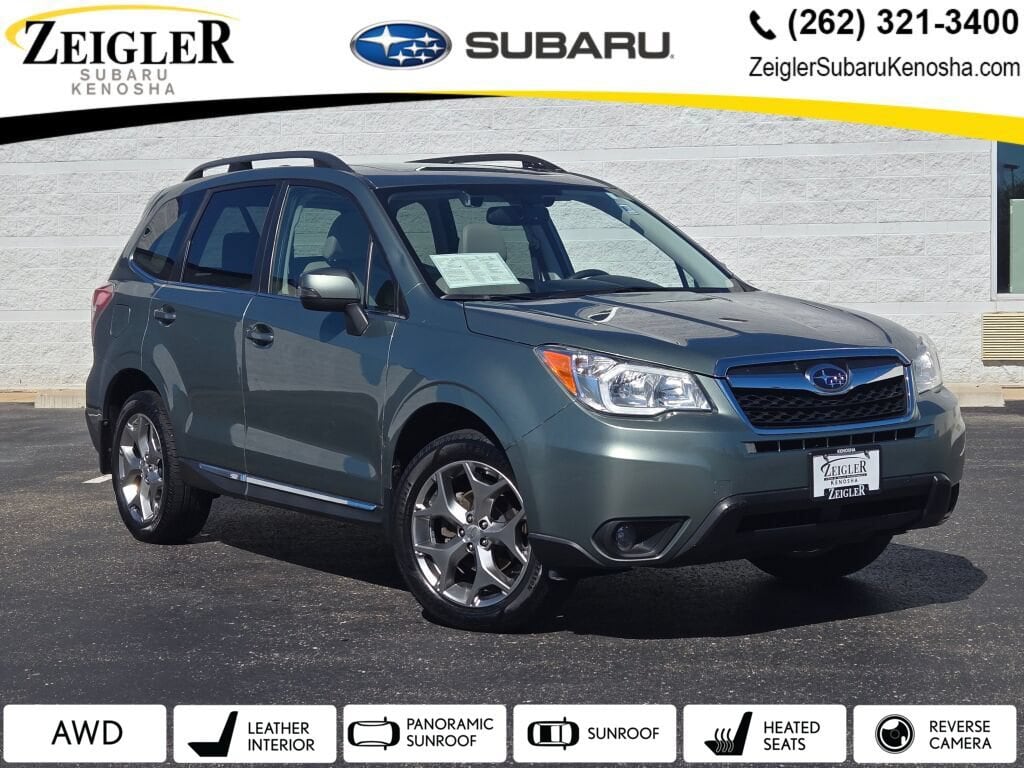 Used 2016 Subaru Forester i Touring with VIN JF2SJAXC7GH523248 for sale in Kenosha, WI