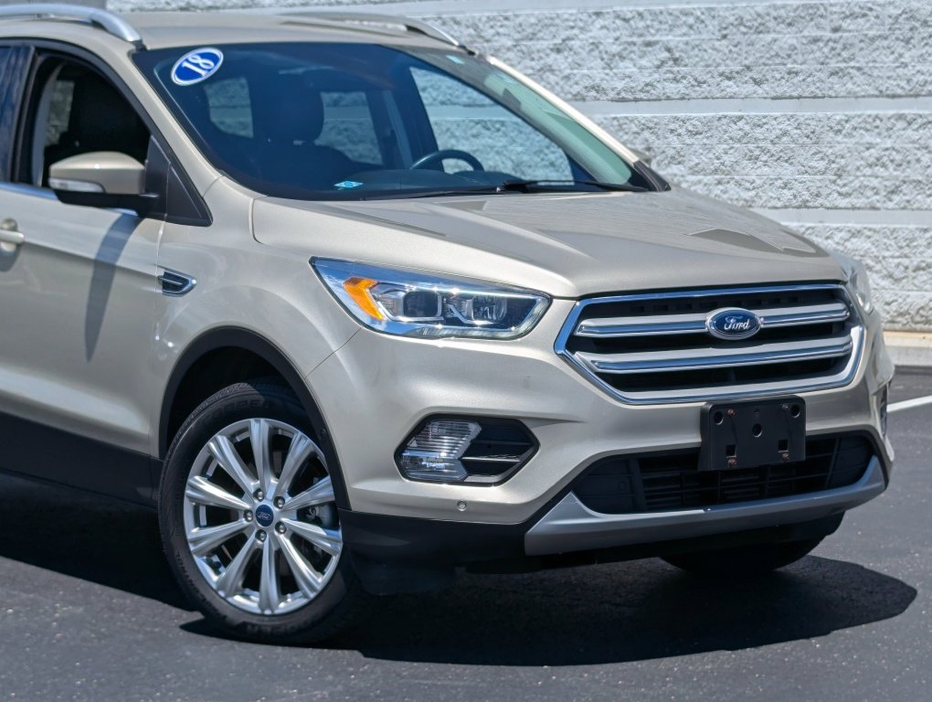 Used 2018 Ford Escape Titanium with VIN 1FMCU9J93JUA61741 for sale in Kenosha, WI