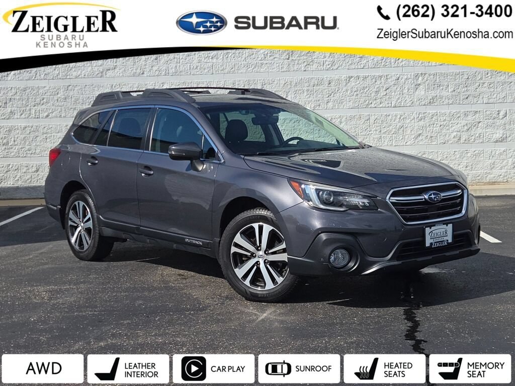 Used 2018 Subaru Outback Limited with VIN 4S4BSANC0J3340871 for sale in Kenosha, WI